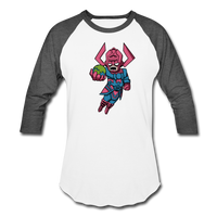 Character #28 Baseball T-Shirt - white/charcoal
