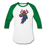 Character #28 Baseball T-Shirt - white/kelly green