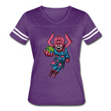 Character #28 Women’s Vintage Sport T-Shirt - vintage purple/white