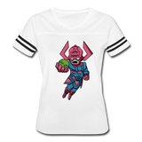 Character #28 Women’s Vintage Sport T-Shirt - white/black