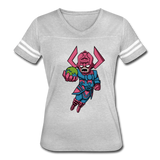 Character #28 Women’s Vintage Sport T-Shirt - heather gray/white