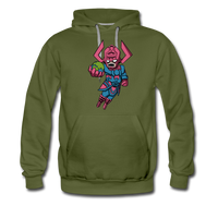Character #28 Men’s Premium Hoodie - olive green