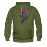 Character #28 Men’s Premium Hoodie - olive green