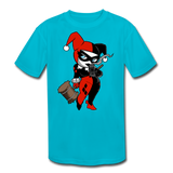 Character #29 Kids' Moisture Wicking Performance T-Shirt - turquoise