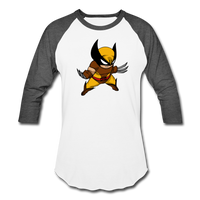 Character #30 Baseball T-Shirt - white/charcoal