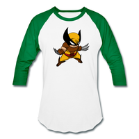 Character #30 Baseball T-Shirt - white/kelly green
