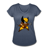 Character #30 Women's Tri-Blend V-Neck T-Shirt - navy heather