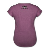 Character #30 Women's Tri-Blend V-Neck T-Shirt - heather plum