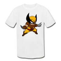 Character #30 Kids' Moisture Wicking Performance T-Shirt - white