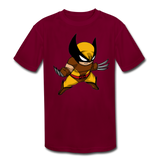 Character #30 Kids' Moisture Wicking Performance T-Shirt - burgundy