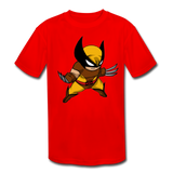 Character #30 Kids' Moisture Wicking Performance T-Shirt - red