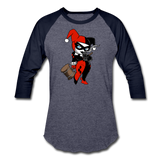 Character #29 Baseball T-Shirt - heather blue/navy