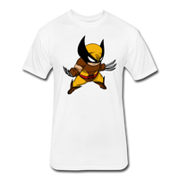 Character #30 Fitted Cotton/Poly T-Shirt by Next Level - white