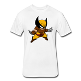 Character #30 Fitted Cotton/Poly T-Shirt by Next Level - white