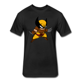 Character #30 Fitted Cotton/Poly T-Shirt by Next Level - black