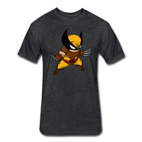 Character #30 Fitted Cotton/Poly T-Shirt by Next Level - heather black