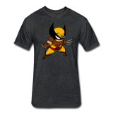 Character #30 Fitted Cotton/Poly T-Shirt by Next Level - heather black