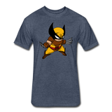 Character #30 Fitted Cotton/Poly T-Shirt by Next Level - heather navy
