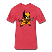 Character #30 Fitted Cotton/Poly T-Shirt by Next Level - heather red