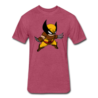 Character #30 Fitted Cotton/Poly T-Shirt by Next Level - heather burgundy