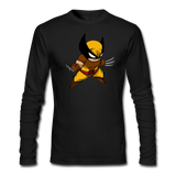 Character #30 Men's Long Sleeve T-Shirt by Next Level - black