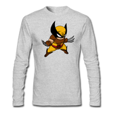 Character #30 Men's Long Sleeve T-Shirt by Next Level - heather gray