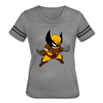 Character #30 Women’s Vintage Sport T-Shirt - heather gray/charcoal