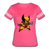 Character #30 Women’s Vintage Sport T-Shirt - vintage pink/white