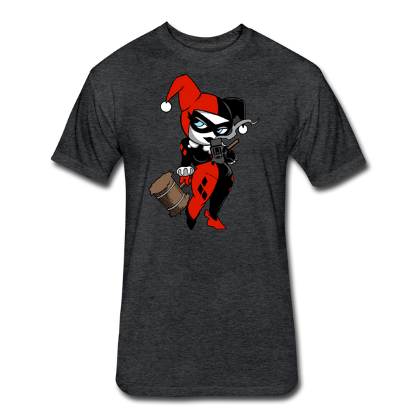 Character #29 Fitted Cotton/Poly T-Shirt by Next Level - heather black