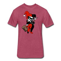 Character #29 Fitted Cotton/Poly T-Shirt by Next Level - heather burgundy