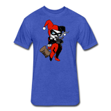 Character #29 Fitted Cotton/Poly T-Shirt by Next Level - heather royal