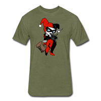 Character #29 Fitted Cotton/Poly T-Shirt by Next Level - heather military green