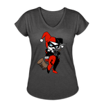 Character #29 Women's Tri-Blend V-Neck T-Shirt - deep heather