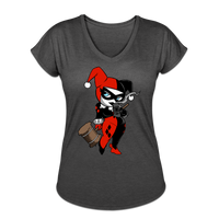 Character #29 Women's Tri-Blend V-Neck T-Shirt - deep heather