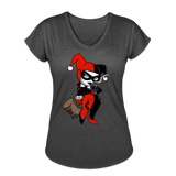 Character #29 Women's Tri-Blend V-Neck T-Shirt - deep heather