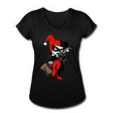 Character #29 Women's Tri-Blend V-Neck T-Shirt - black