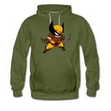 Character #30 Men’s Premium Hoodie - olive green