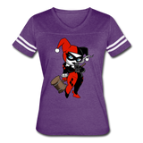 Character #29 Women’s Vintage Sport T-Shirt - vintage purple/white