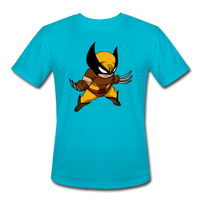 Character #30 Men’s Moisture Wicking Performance T-Shirt - turquoise