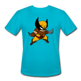 Character #30 Men’s Moisture Wicking Performance T-Shirt - turquoise