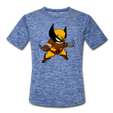 Character #30 Men’s Moisture Wicking Performance T-Shirt - heather blue
