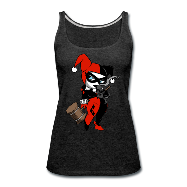 Character #29 Women’s Premium Tank Top - charcoal gray