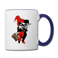 Character #29 Contrast Coffee Mug - white/cobalt blue