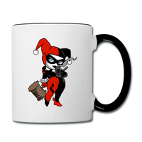 Character #29 Contrast Coffee Mug - white/black