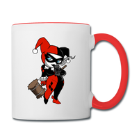 Character #29 Contrast Coffee Mug - white/red