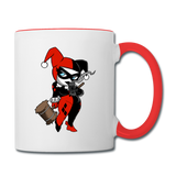Character #29 Contrast Coffee Mug - white/red
