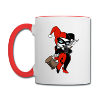 Character #29 Contrast Coffee Mug - white/red