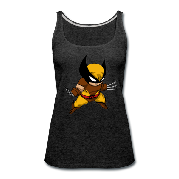 Character #30 Women’s Premium Tank Top - charcoal gray