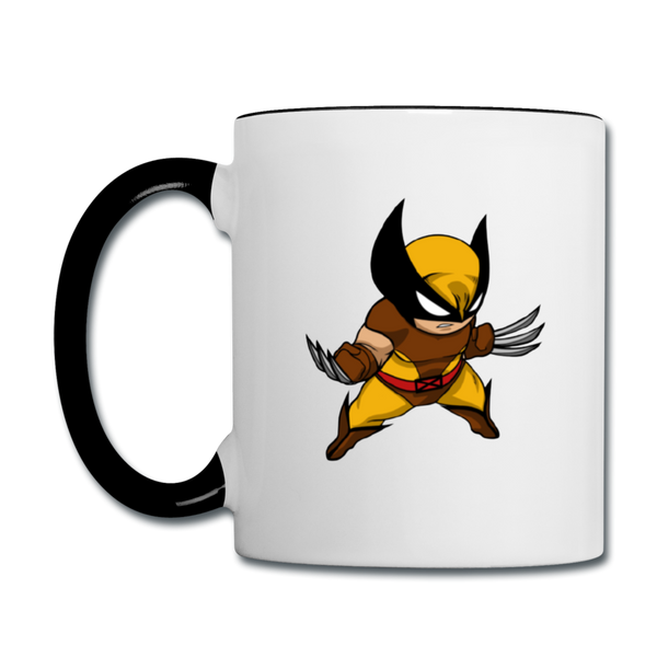 Character #30 Contrast Coffee Mug - white/black