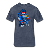 Character #31 Fitted Cotton/Poly T-Shirt by Next Level - heather navy